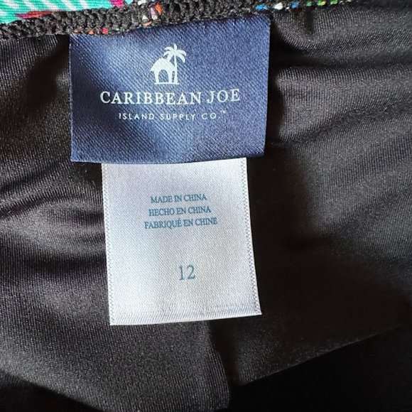 Caribbean Joe 1 Piece Bathing Suit Size 12 NWT - Picture 4 of 4